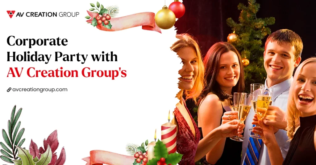 Transform Your Corporate Holiday Party with our Pro Audio-Visual Services