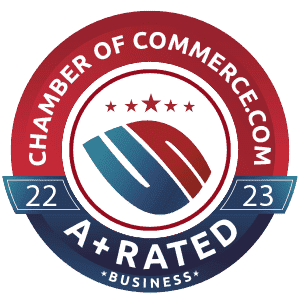 Chamber of Commerce A+ Rated Business 2022-2023
