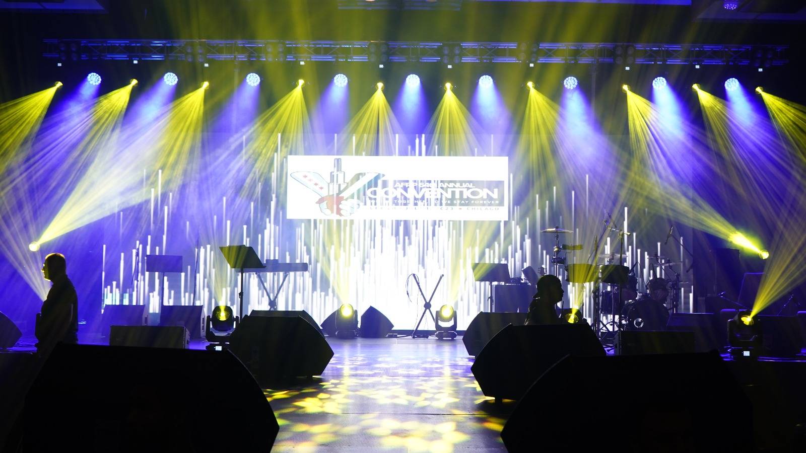 Festival main stage production with LED wall and line array PA photo 21
