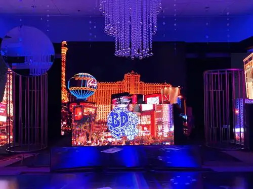 Bar and bat mitzvah party with DJ, lighting and dance floor by Prime AV