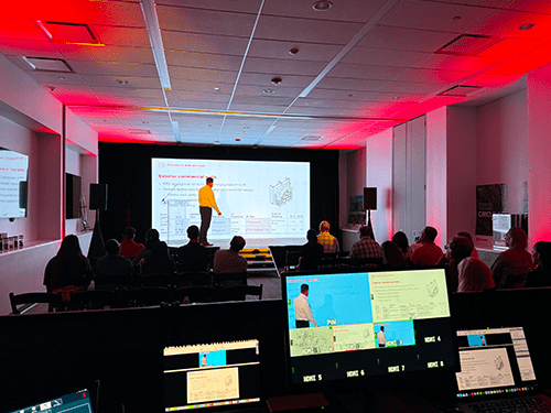 Breakout room set for multi-track conference sessions by Prime AV