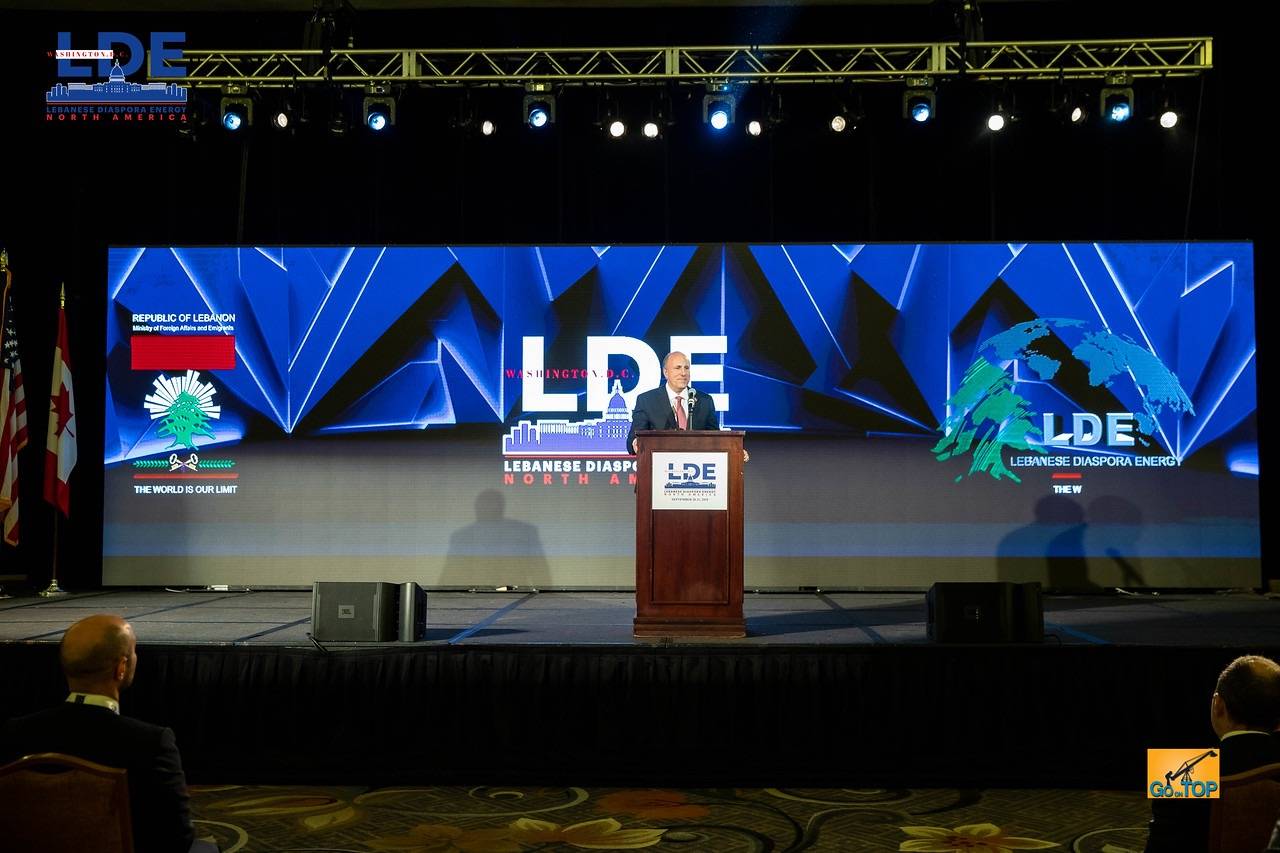 Awards gala ballroom staging and lighting production photo 2