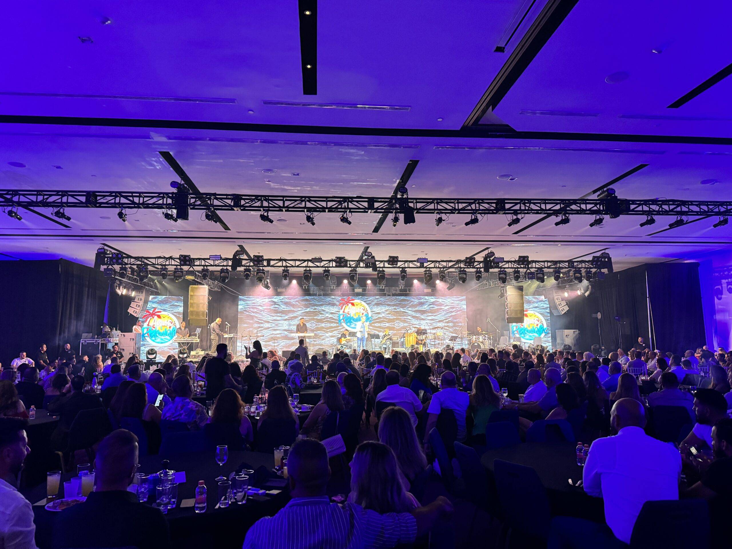 Festival main stage production with LED wall and line array PA photo 19