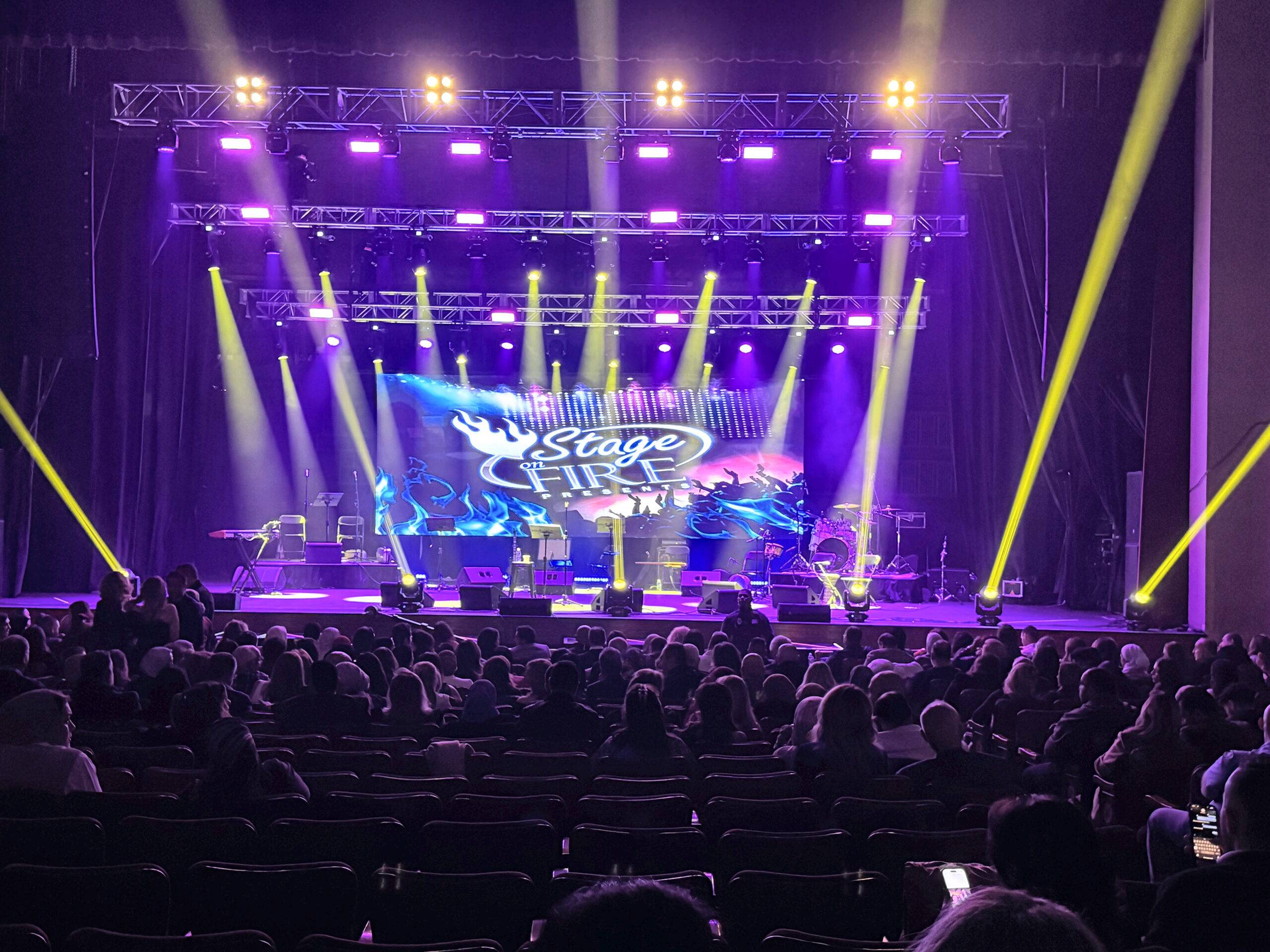 Festival main stage production with LED wall and line array PA photo 25