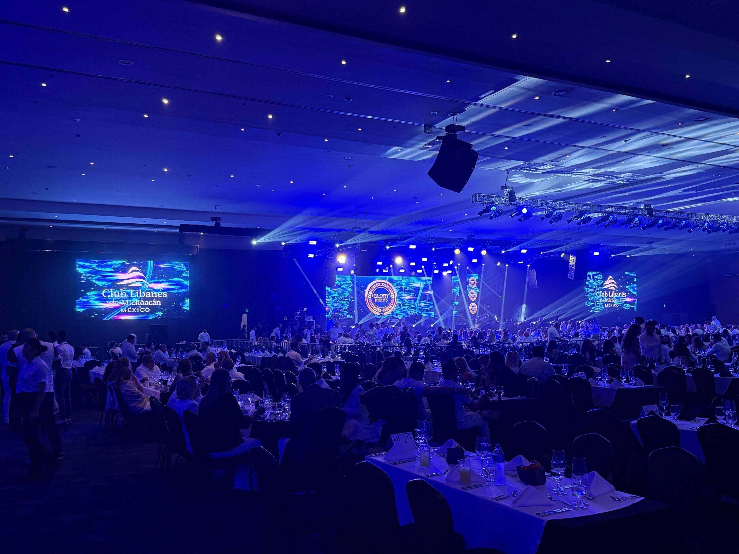 Festival main stage production with LED wall and line array PA photo 12