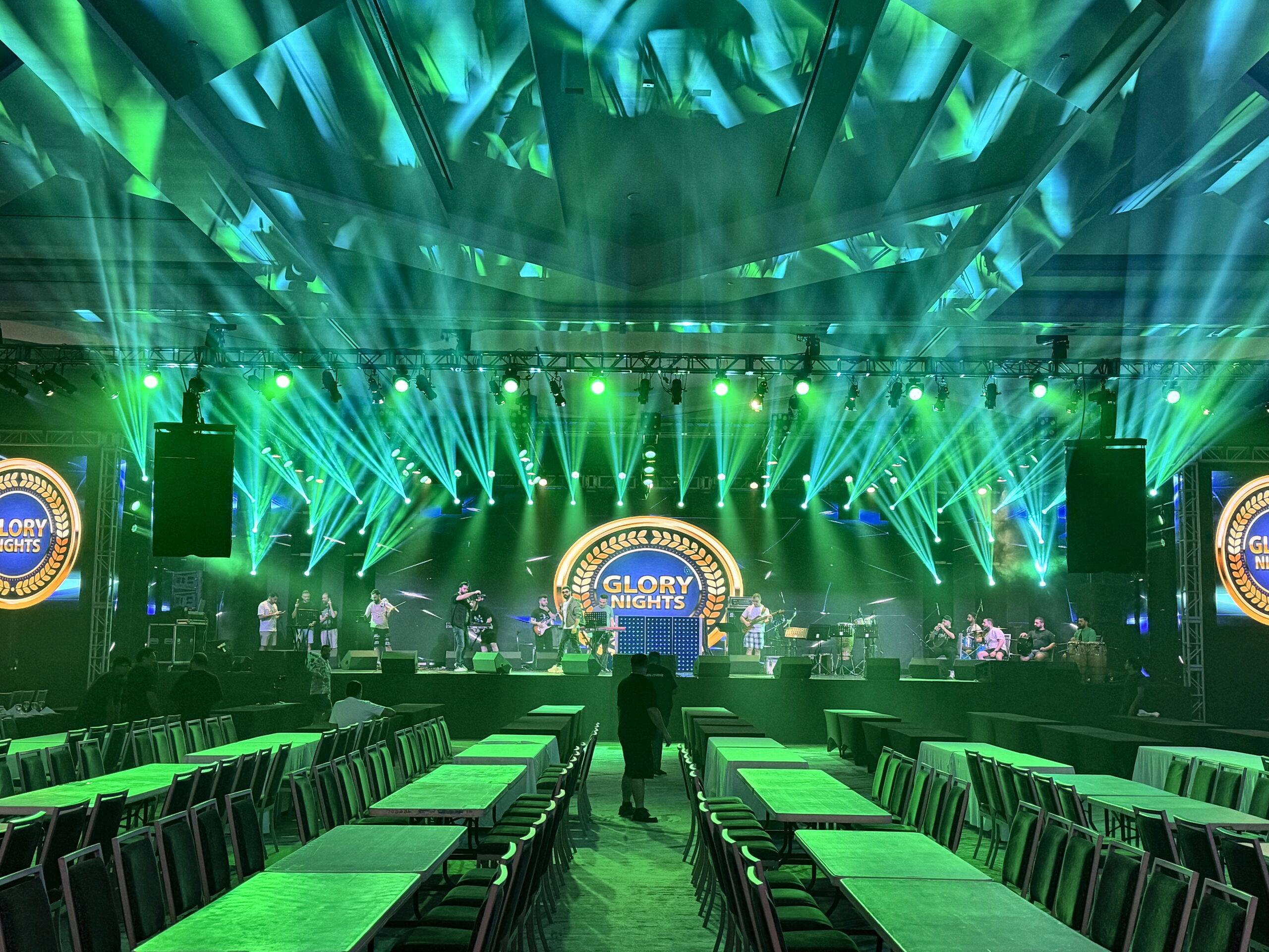 Festival main stage production with LED wall and line array PA photo 23
