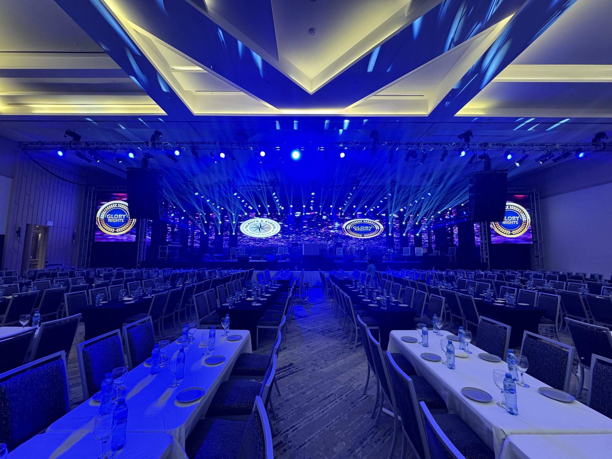 Festival main stage production with LED wall and line array PA photo 10