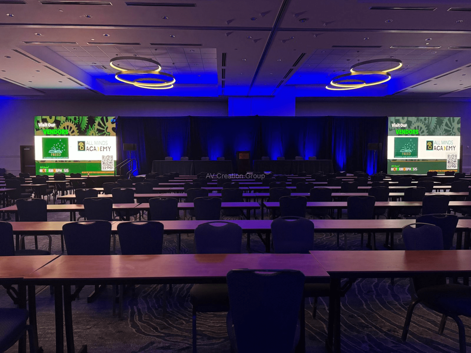 Corporate conference general session AV production photo 8