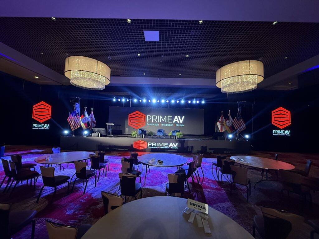 Prime AV audio visual and event production in Washington, DC, Virginia and Maryland