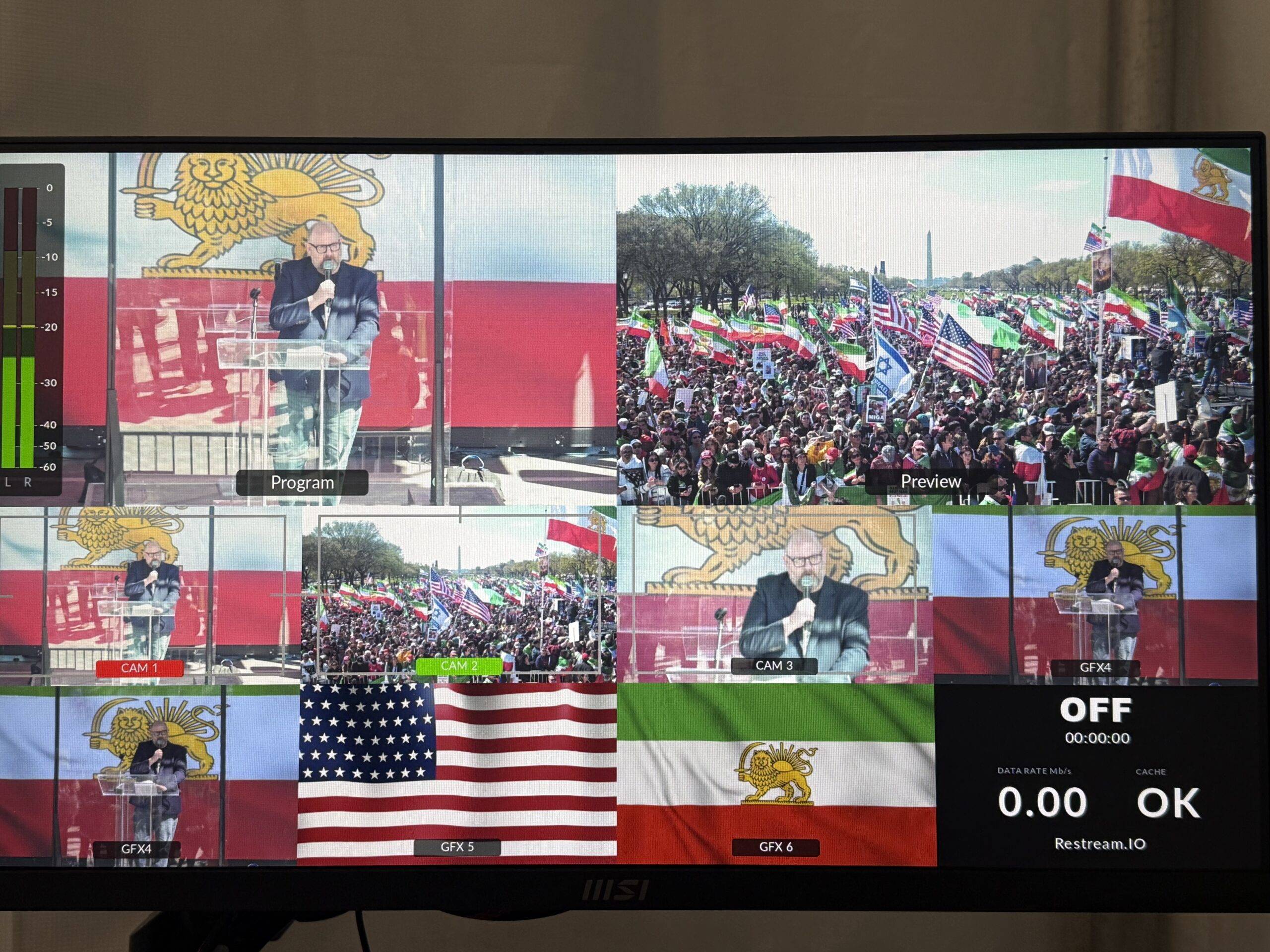 Political and government briefing AV production in Washington DC photo 4