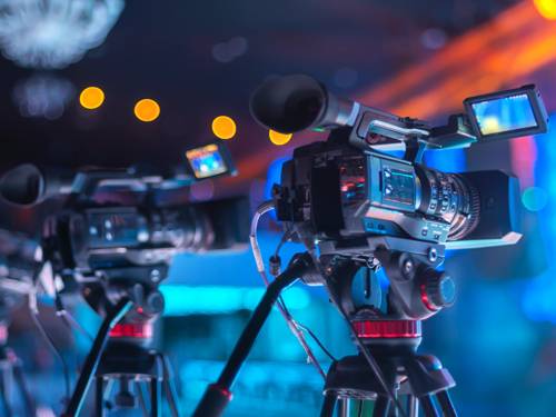 Professional broadcast cameras and camera control for a live event in Washington, DC