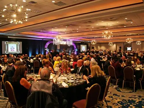 Dignified audio and screen setup for a life celebration or memorial service by Prime AV