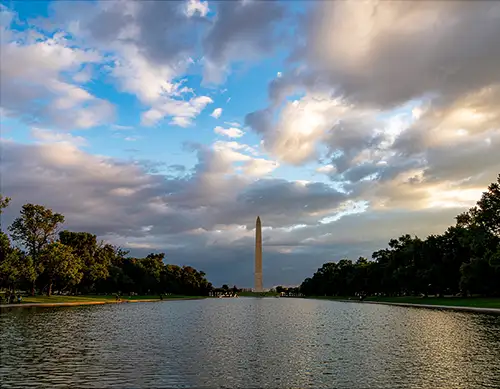 Washington, D.C. skyline representing Prime AV event production services across the DMV