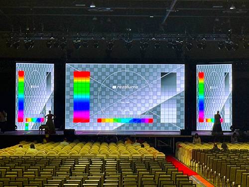Prime AV's well-maintained, current professional AV equipment ready for venue events