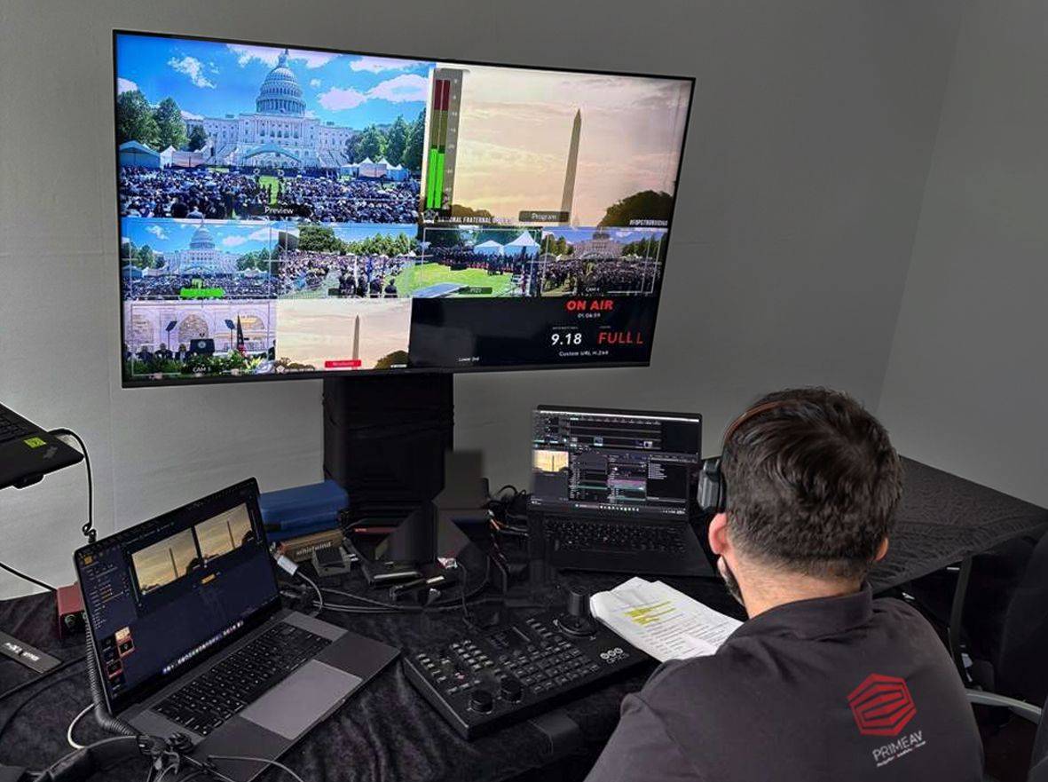 Political and government briefing AV production in Washington DC photo 18