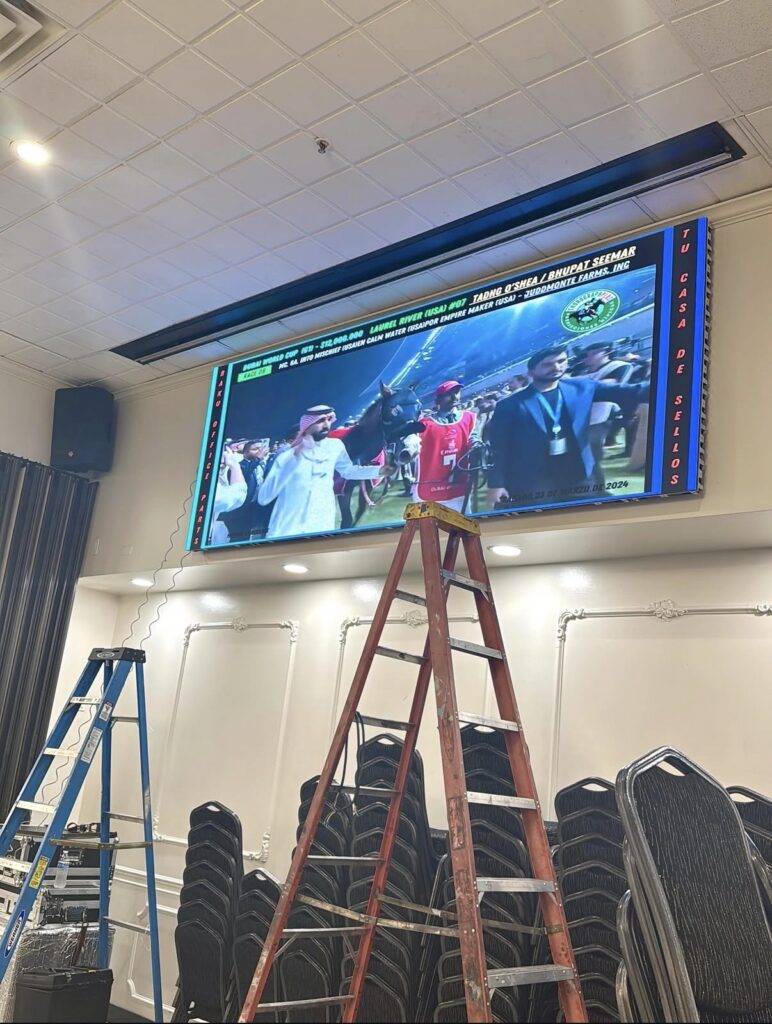 Prime AV installation production photo