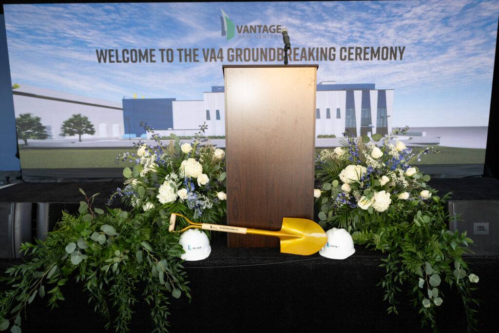 Branding, podiums and the shovel moment at a groundbreaking ceremony