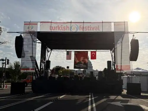 Mobile, outdoor and portable stage rental