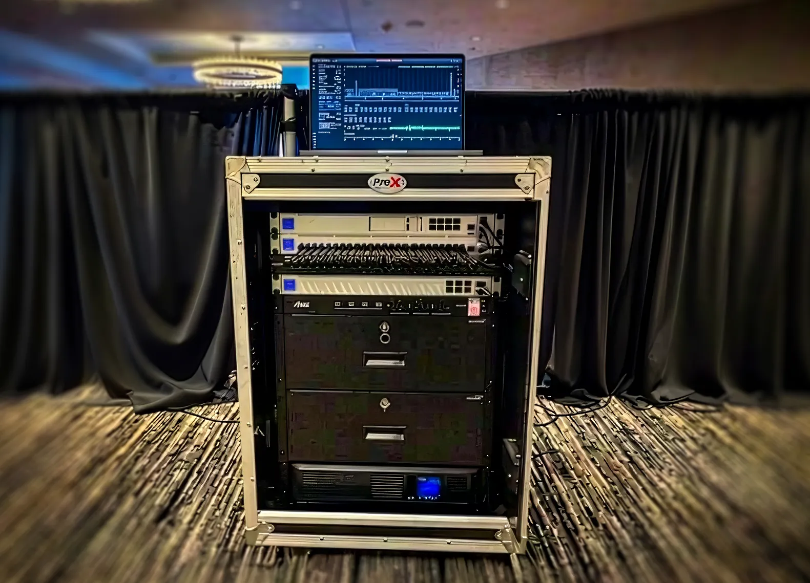 Networking hardware providing reliable event WiFi and internet by Prime AV