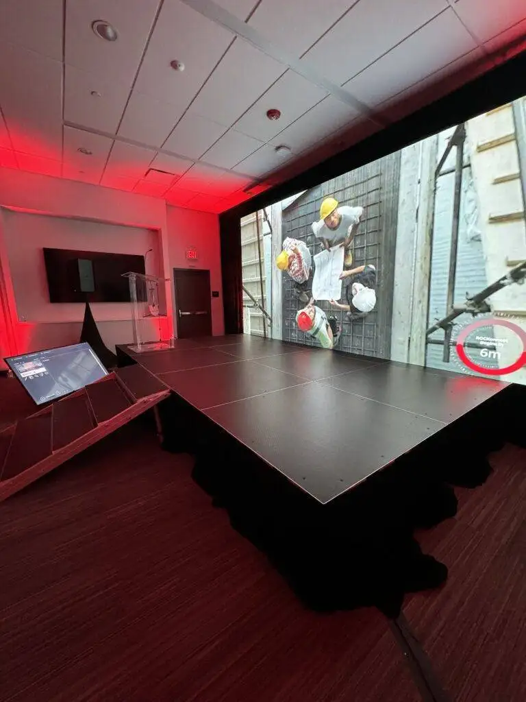 Turnkey staging setup delivered and built by Prime AV